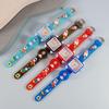 Cartoon Luminous Quartz Watch for Elementary Kids - Heart Design, Electronic & Pointer Display