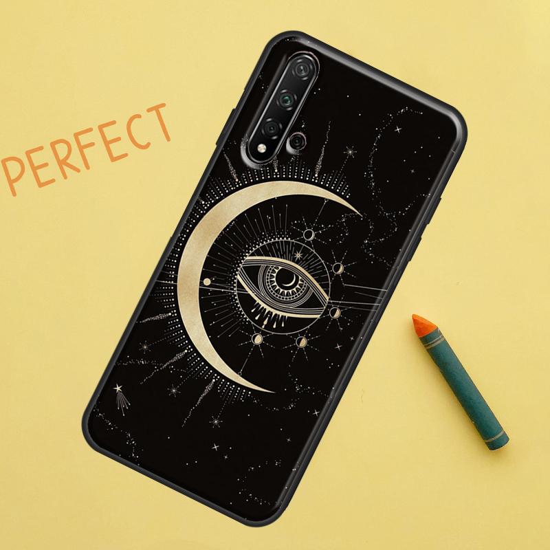 Fortune Telling Moon Stars Hands Art For Huawei Nova 5T 9 10 SE 7i 8i 11i 12i Y60 Y61 Y70 Y72 Y73 Y90 Y91 P20 P30 P40 Lite Case