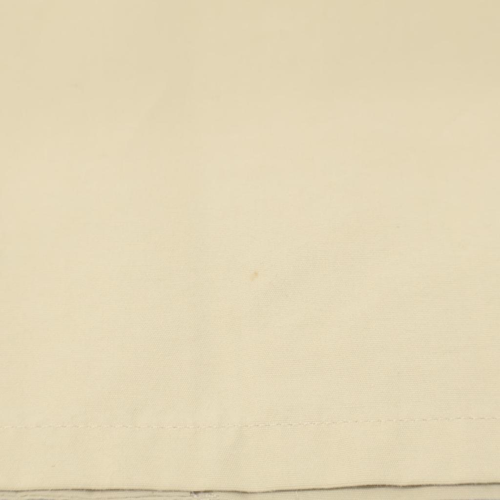 YAECA 15128 Cotton Cross Zip Shirt Tops L beigeUsed