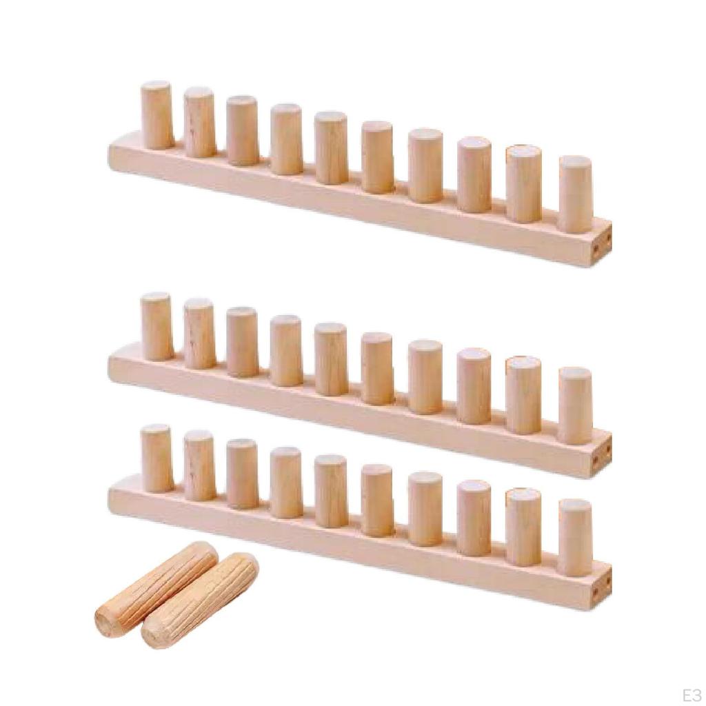 Koc Gruby Tkany Ręcznie na Krośnie Deska Dekoracja Domu Solidna Drewniana Rama Tkactwo na Szal DIY Narzuty