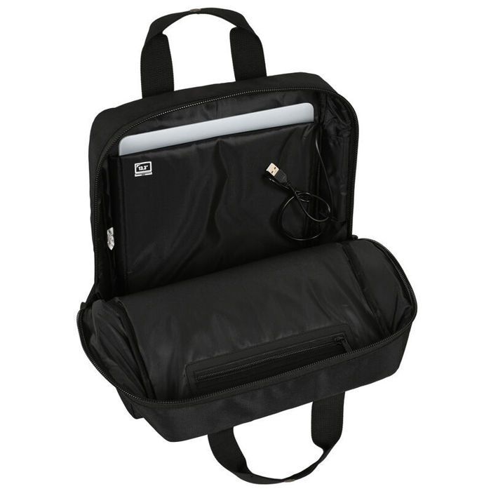 Sac à dos enfant - Safta - Mickey Premium - 29x39x12cm - Connecteur USB - Confort ergonomique