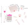 10Pcs/Set Dollhouse Miniature Hospital Stethoscope Mini Syringe Medical Appliances Medical Tool Model Medical Scene Decor Toys