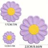 Daisy Coasters Silicone Material Cute Flower Shape High Temperature Resistant Coffee Coasters Silicone Mats for Kitchen Counter