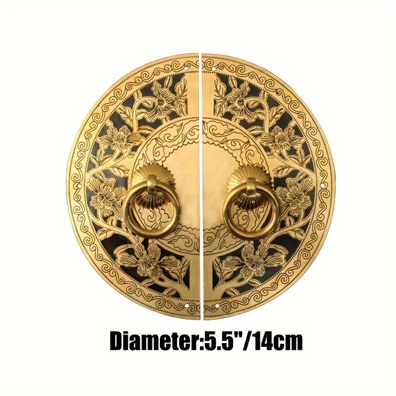 Vintage Cabinet Door Lock Handles in Polished Brass-An elegant upgrade for your cabinets,featuring easy install hardware with mounting screws included