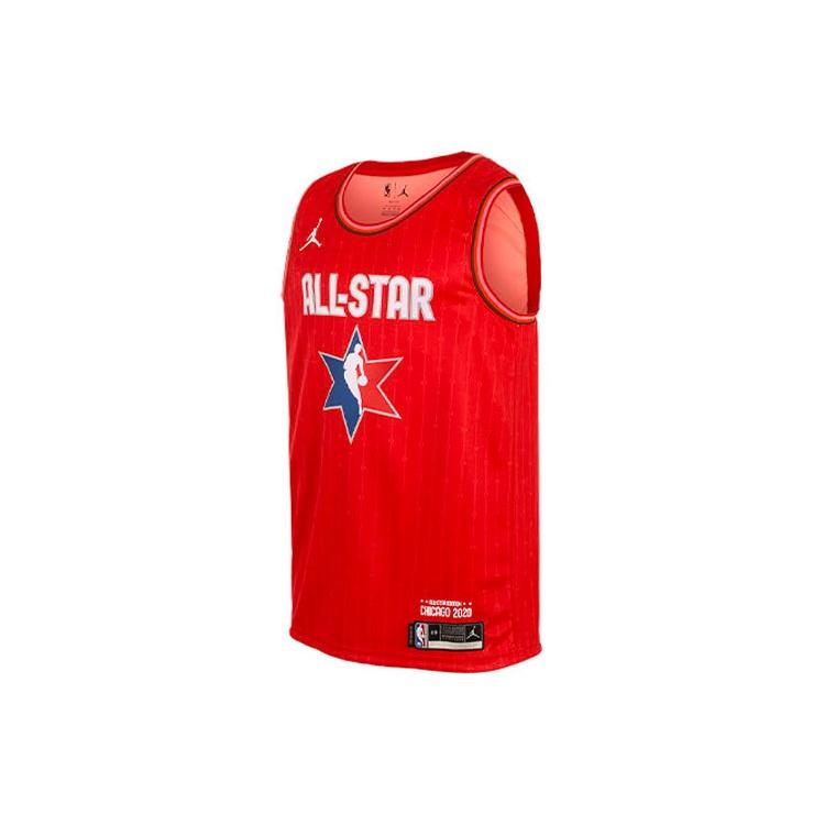 Men s Air Jordan NBA Sports Basketball 20 All-Star Curry 30 Red Jersey CJ1063-658 M