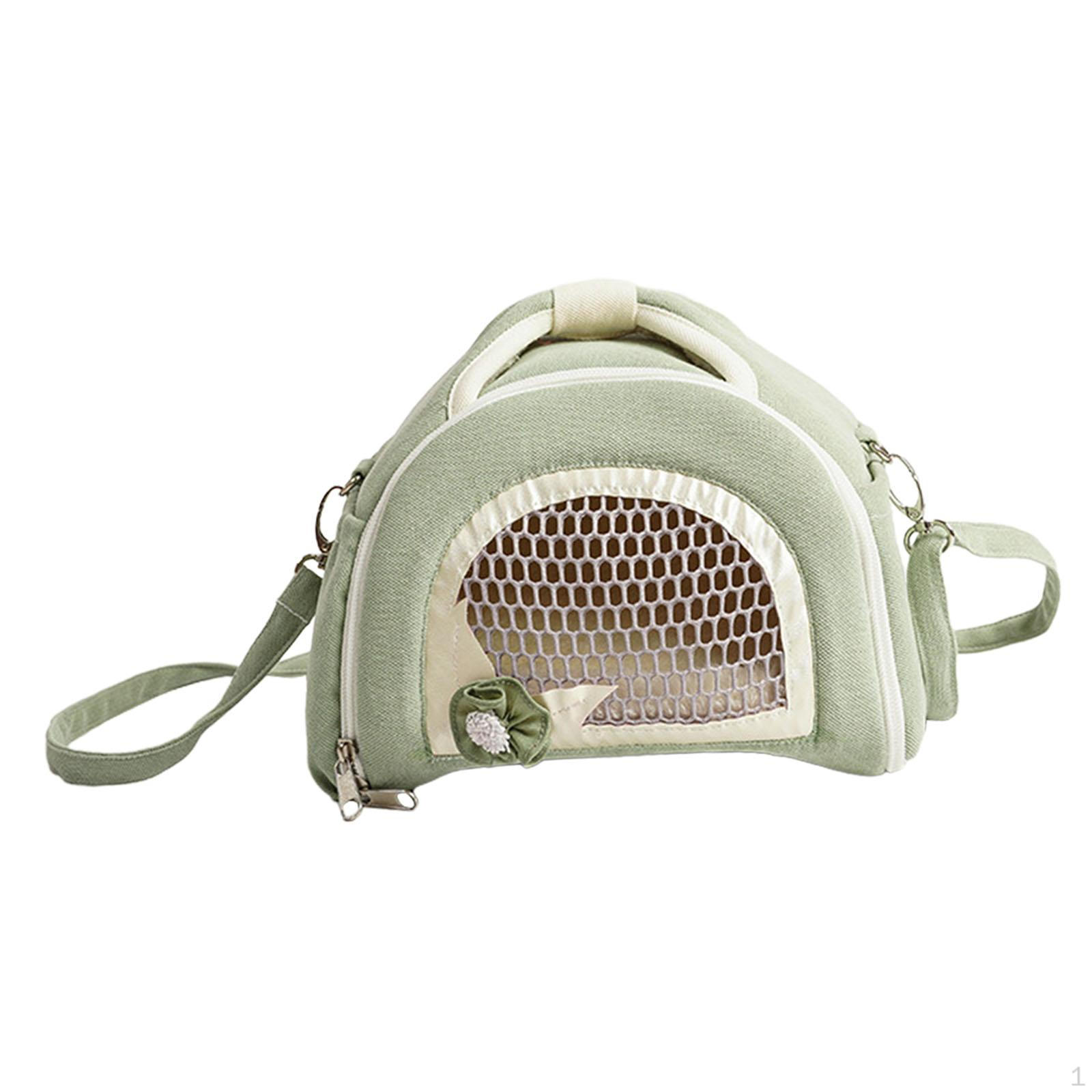 

Компактная дорожная сумка для мелких грызунов и зелёный