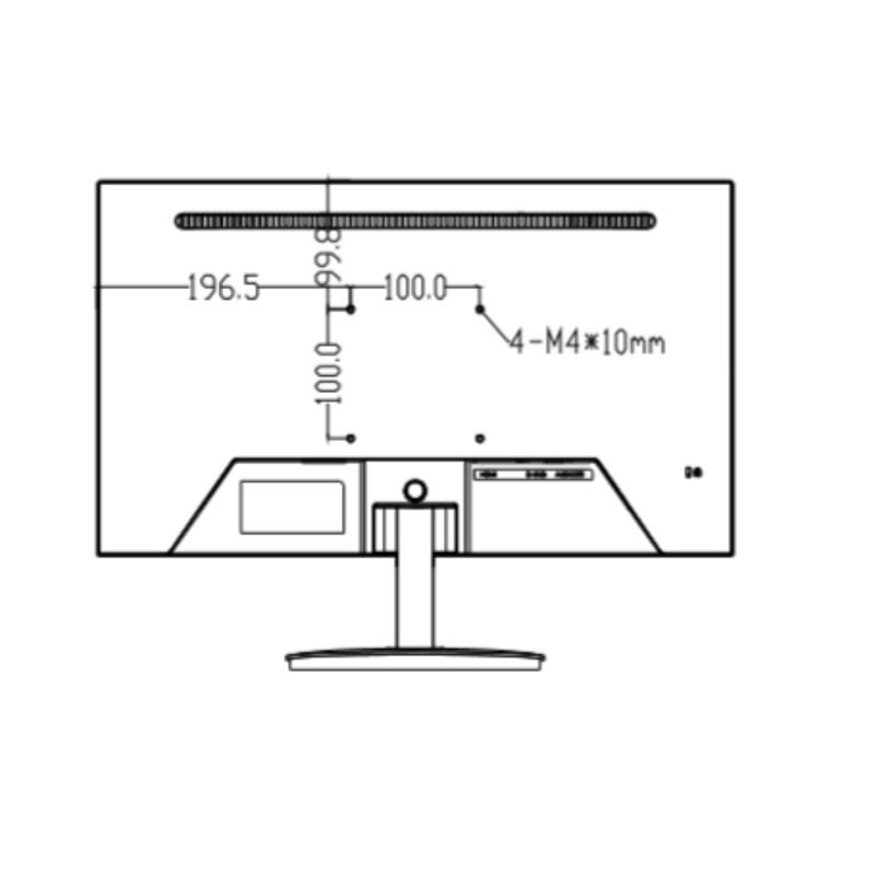 Uniview 22-inch 1080P LCD Surveillance Monitor CN plug (adapter included)