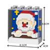 DIY AUSSTELLUNGSBOX Weihnachtsbaum Weihnachtsmann Glocke Lebkuchenmann Schneemann Elch Geschenk Bausteine Modell Ziegel Kinder Sets Bausätze Spielzeug