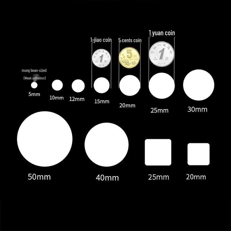 Die-Cut Poster Wallpaper Wedding Decoration Car Ornament Acrylic Double-Sided Removable Glue Dots