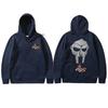 2026 Felpa con Cappuccio Grafica MF DOOM Hip Hop Rapper Maschera Modello Stampa Fronte Retro Casual Manica Lunga Uniseks Oversize Streetwear Felpa con Cappuccio