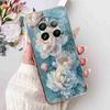For Realme 12 Pro RMX3842 6.7" Summer Lotus Cute Cat Soft Silicone TPU Cover For Realme 12Pro+ 12Pro Plus RMX3840 Bumper Shell