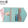 Tao Yin 2024 RFID Anti-Theft Passport and Card Holder: Simple, Solid Color, Multi-Functional for Travel