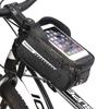 Multifunctional Bicycle Bag Waterproof Bike Top Tube Bag Cycling Phone-Case Holder for Under 6.5'' Phones Bike Accessory