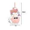 Cute Gifts Lovers Elf Rex Rabbit Hair Fashion Diy Couples Keychain Kawaii Phone Lanyard