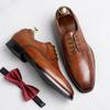Autumn Italian Men Shoe Polishing Elegant Social Shoes Men Business Dress Casual Flat Shoe Men Party Wedding Shoe Zapatos