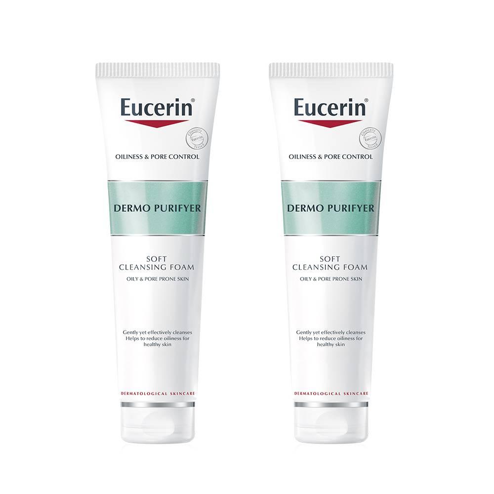 [Eucerin] Dermo Purifier Deep Cleansing Foam 150ml, 2pcs