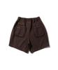 ANGLAN Heavyweight Washed Sweat Shorts - Brown