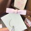 4Pcs Girl Hairpin Dot Print Hollow Bow Tie Design Hair Clips Lightweight Non-Damaging