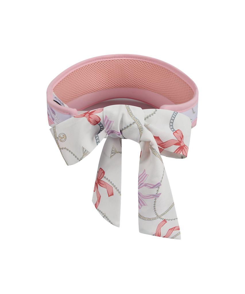 CHUCUCHU Ribbon Visor (Flower Pink) Cbfss-Vht002W