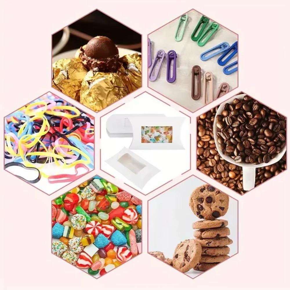 10pcs Kraft Paper Gift Folding Paper Box Wedding Favor Box  Wedding Birthday Party Supplies