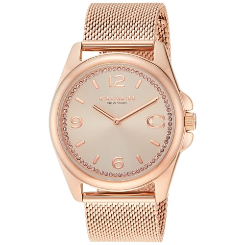 Coach GRASON 14504143 Women's Rose Gold Watch