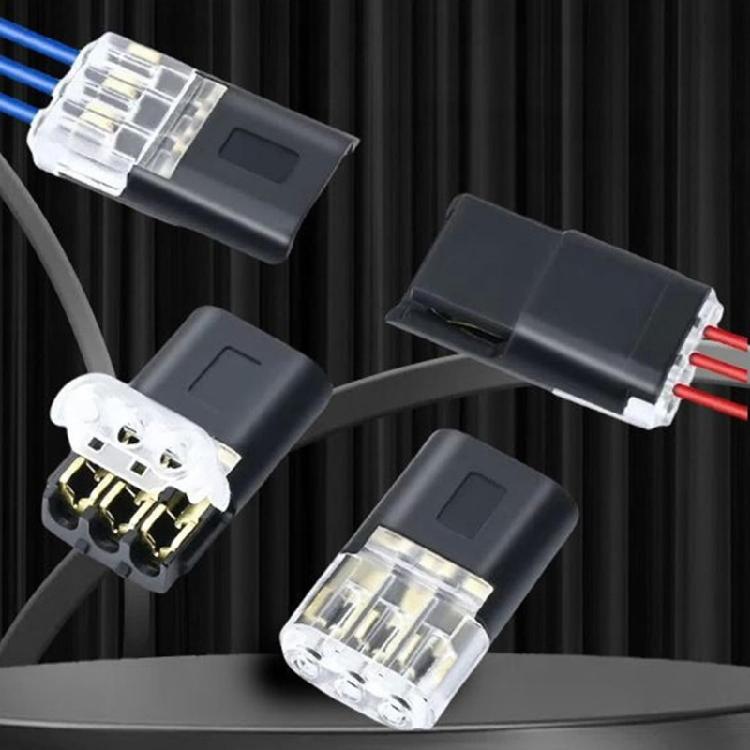 ABS Plastic LED Wire Connectors Easy Installation Terminals Block Connectors For 18-22AWG Electrical Cables