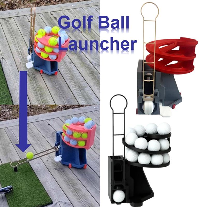 Golf Ball Launcher Pro Golfs Ball Launcher Training Aid Between Arms Dispenser For Golflovers Large Capacity Holds 25 Balls