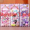 Cute Sanrio Squishy Butt Stickers Puffy Decals Kids Journal Scrapbook 3D DIY for Entertaining Play Safe Kid Friendly Fun