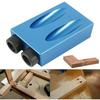 Jig for Inclined Drilling - Adapter 6/8/10mm - 3 Wood Drill Bits - 15 Degrees - Black