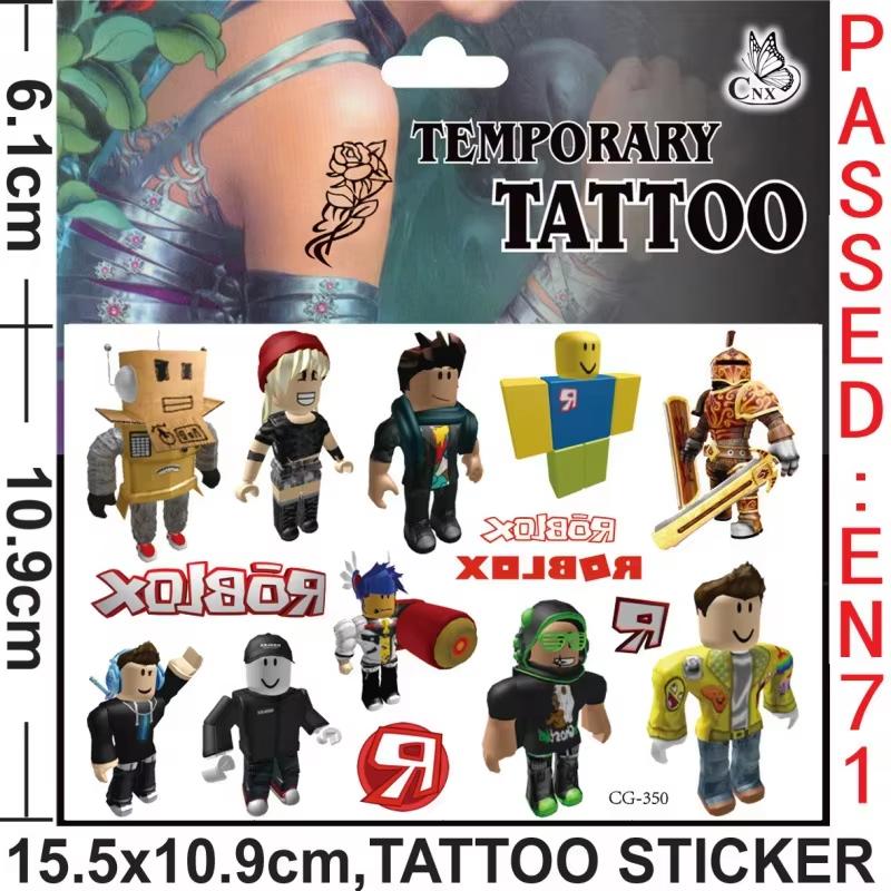 Roblox Theme Children's Birthday Party Favors Gift Bags Slap Bracelets  Wristbands Balloons Stickers Tattoo Stickers Decorations
