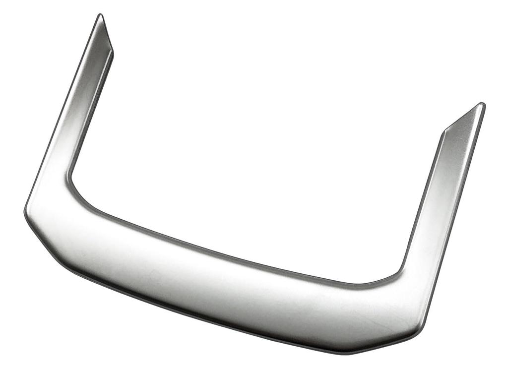 BRIGHTZ Stainless Steel Steering Garnish in Satin Silver for Land Cruiser and GDJ250W 250, TRJ250W, [STE-COV-048]