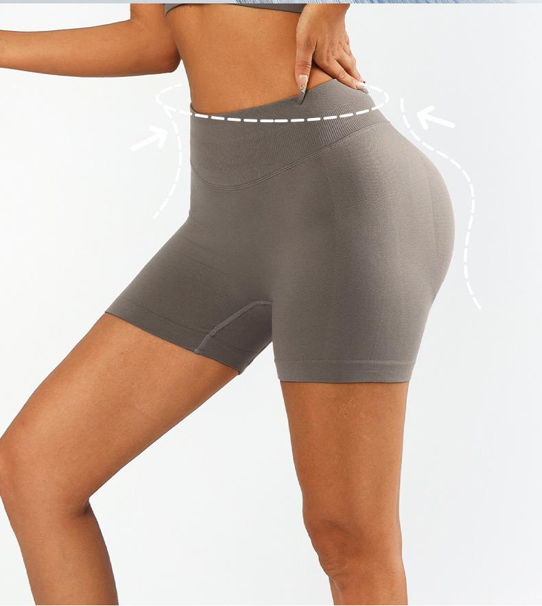 Women's High-Waisted Butt-Lifting Yoga Set: Slimming Three-Quarter Pants & Backless Push-Up Bra