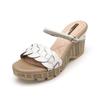 Misope Women Woven Height Increase Sandal 8cm 012224023