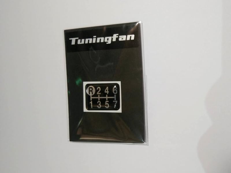 Tuningfan Shift Pattern for Manual Transmission Super Big and Emblem, Black, 7-Speed Vehicles, Giga, Great, Dolphin, Profia, Thumb, Quon, Black,