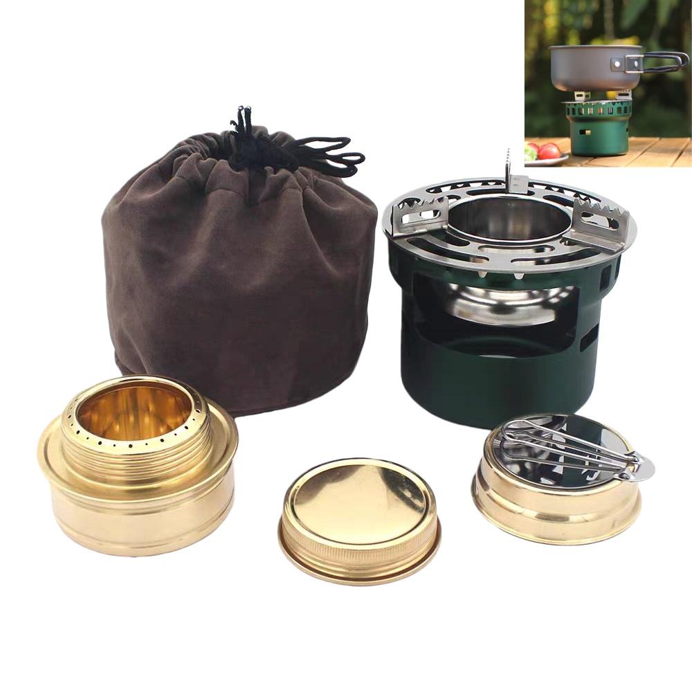 Portable Windproof Camping Stove for Outdoor Adventures