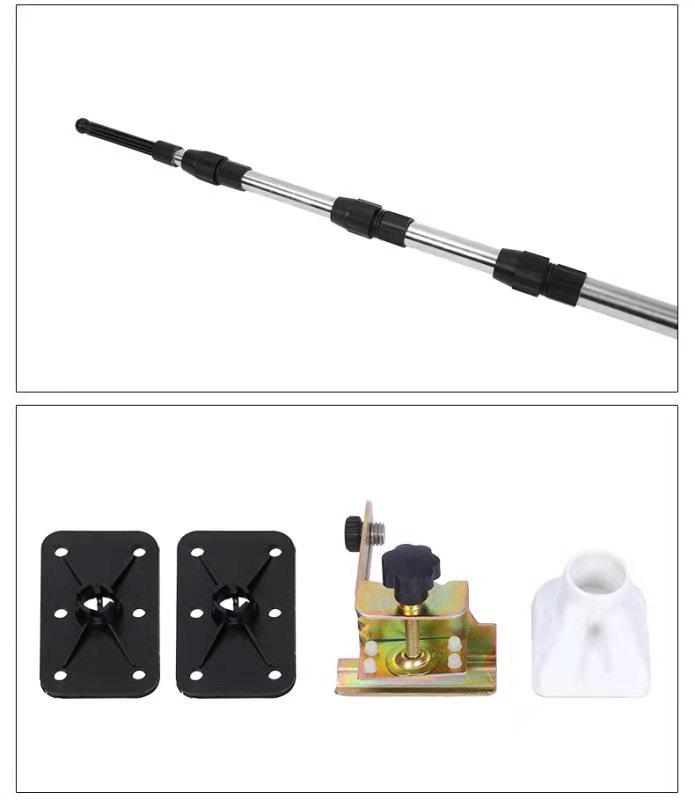 Teleskopischer Edelstahl-Hubarm & Deckenhalterung