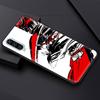 Genshin impact black and white Phone Case For Huawei P30 Lite P50 Pro P20 P40 Lite E P Smart Z 2021 Y7 Y9 2019 Y6p Y9s Y7a Cover