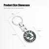 1Pcs 3D Metal Car Emblem Keychain Key Ring Accessories For Skoda Octavia VRS Rapid Kodiaq Fabia Karoq Superb Scala Kamiq jzfb61