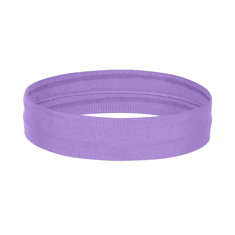 Solid Color Silicone Non-Slip Sweatband, Fitness Sports Headband for Running