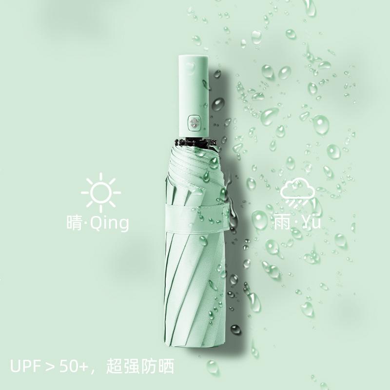 New 24 umbrella automatic umbrella sun protection parasol large weather and rain automatic sun umbrella UV protection