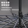 Super large umbrella, enlarged and thickened umbrella, double sun umbrella, weather and rain, manual folding parasol, unisex.