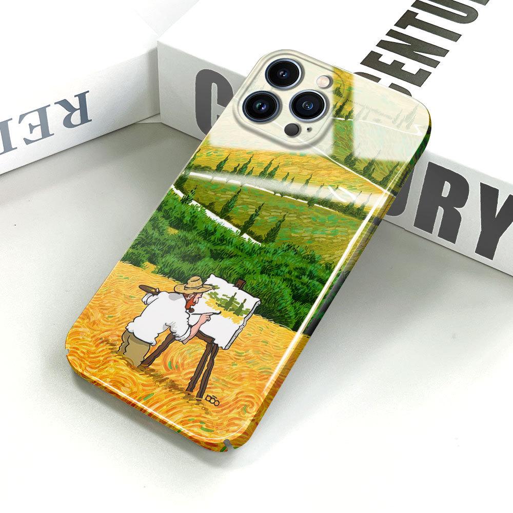 Komplexní filmový kryt na telefon s kresleným módním designem, tvrdý plášť s plným krytem a ochranným pouzdrem pro iPhone, Samsung, Xiaomi, Poco, Redmi, Huawei, Honor
