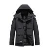 Men's Winter Trench Coat with Hood, Thick Cotton Coat, Loose Casual Plus Size Workwear Jacket