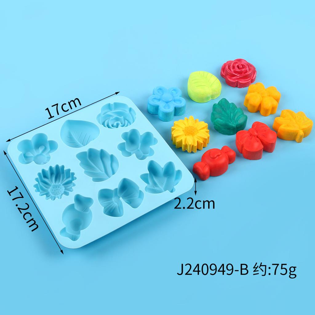 Chocolate Mold Kitchen DIY Baking Tools Cake Decoration Pumpkin Flower Leaf Ghost Jelly Mould Creative Ice Lattice Silicone Mold