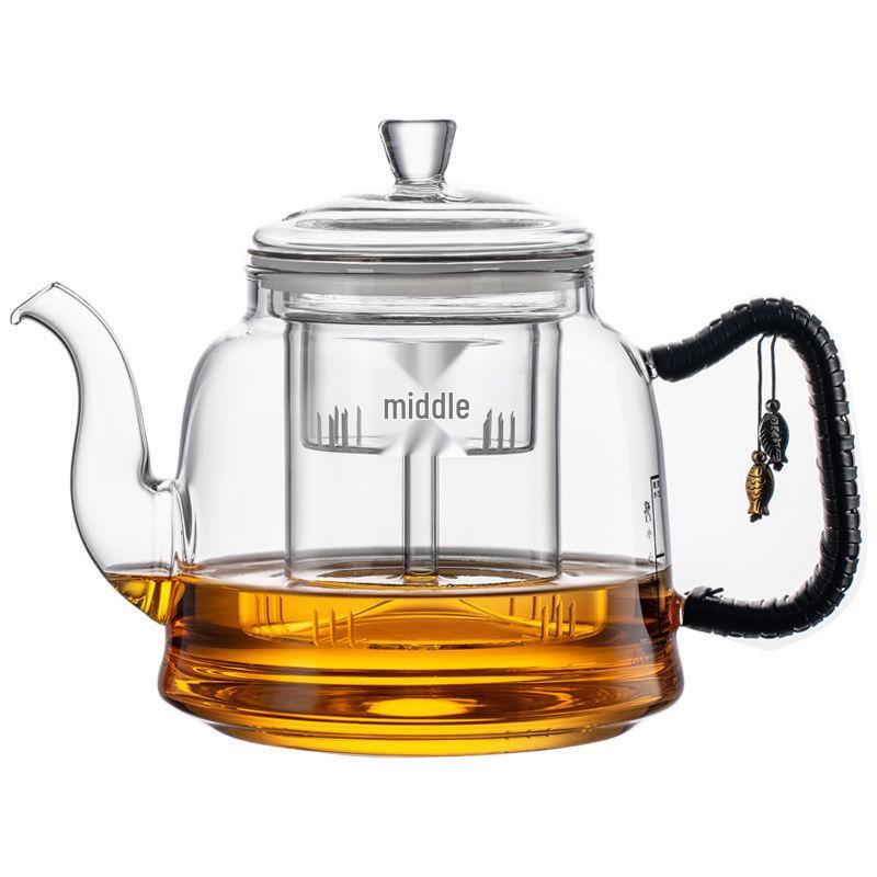 2025 Explosion-Proof Glass Electric Tea Infuser with Large Capacity and Ceramic Boiler
