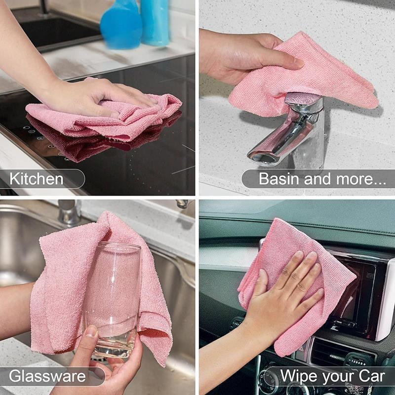 20x20cm Tear-off Cleaning Cloth Roll-Durable Reusable Dish Towel for Kitchen, Greaseproof and Quick Drying, Hand-tear Rags