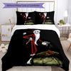 Christmas Nightmare Bedding Set Breathable Duvet Cover with Pillowcases Decorative Bed Linen for Bedroom Home Decoration Birthday Gift