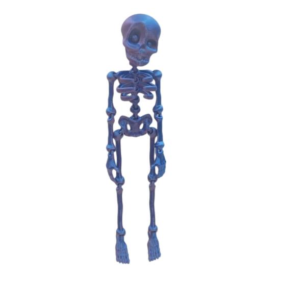 3D Printed Skeleton Refrigerator Skeleton Figurine Magnet Poseable B