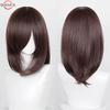 40cm Medium Basic Anime Cosplay Wig Bang Blond  Black White Red Pink Green Brown Gold Blue Heat Resistant Synthetic Hair Wigs