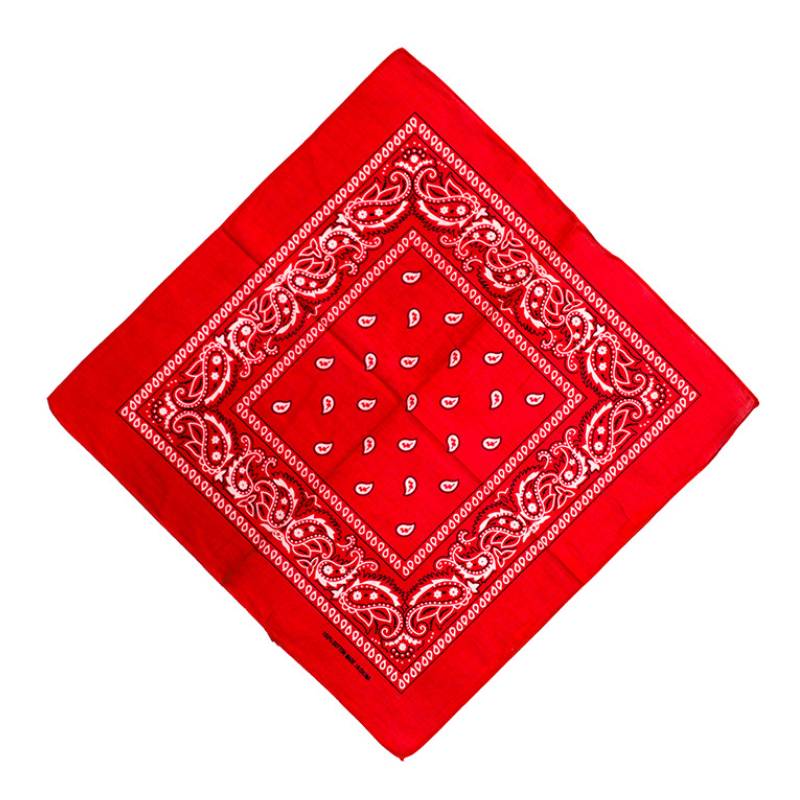 

Принт Пейсли Бандана Хлопковая Повязка на Голову Шейный Платок Головной Платок Маска Одежда красный